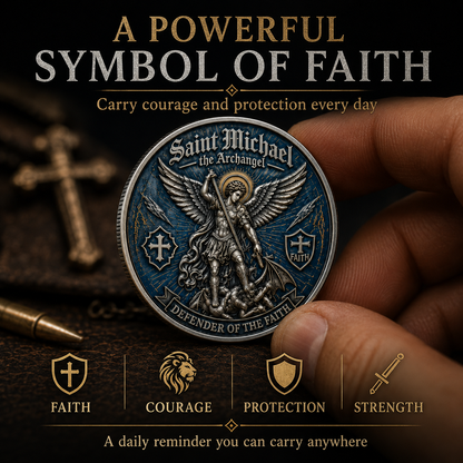 Virttle™ Saint Michael Guardian Coin