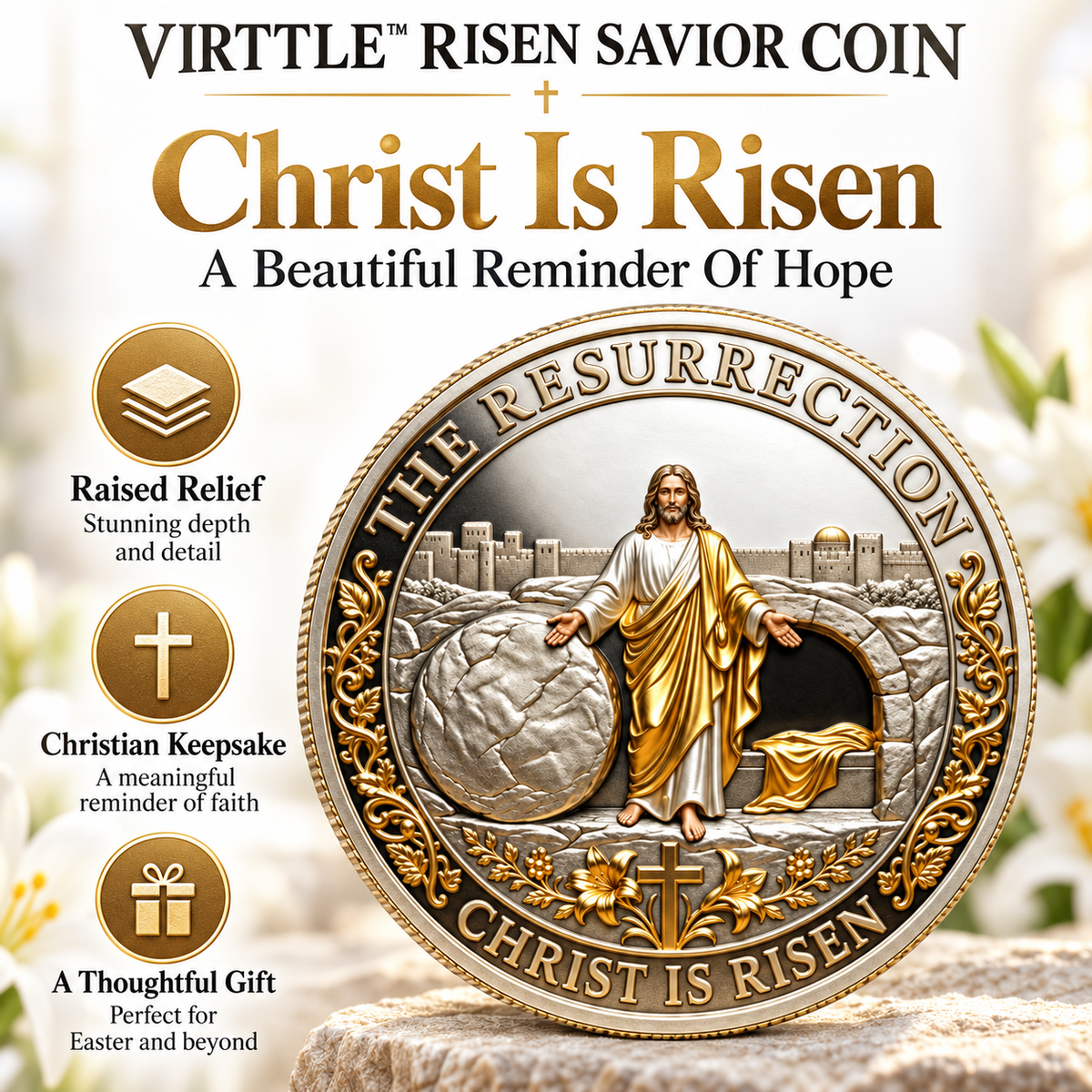 Virttle™ Risen Savior Coin