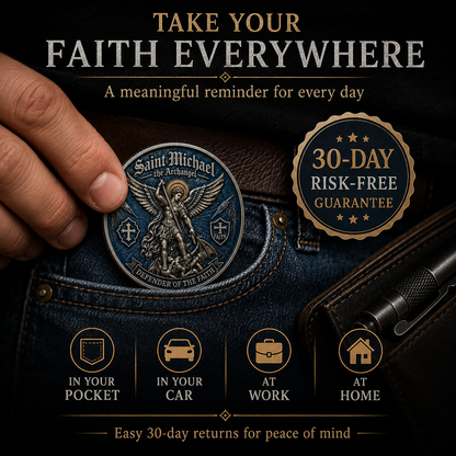 Virttle™ Saint Michael Guardian Coin